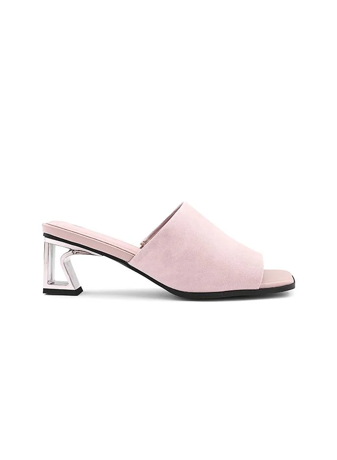 كابلي كعب نسائي بكعب عريض